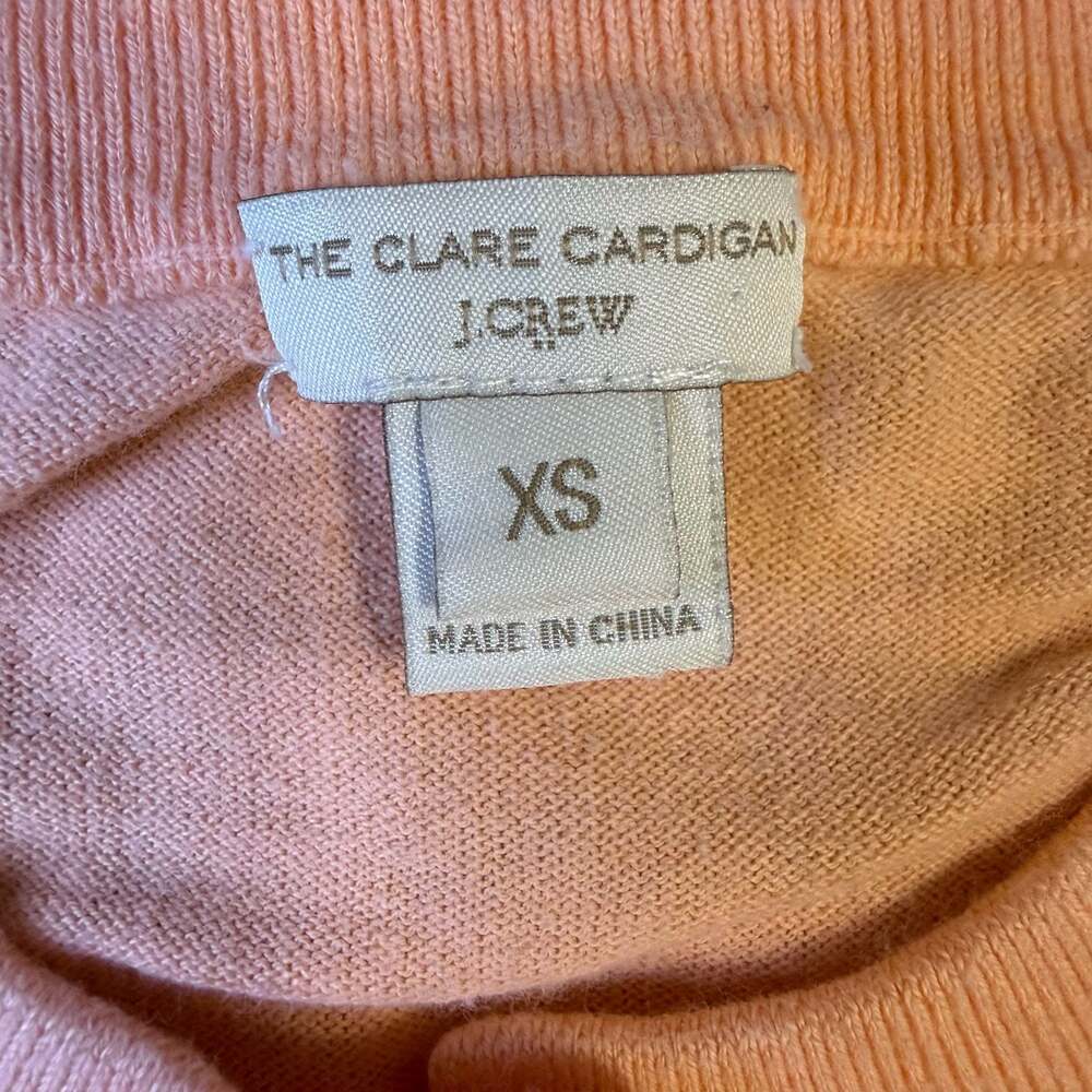 J. Crew Factory The Clare Cardigan in Peach Size XS Summer Spring - Picture 3 of 4